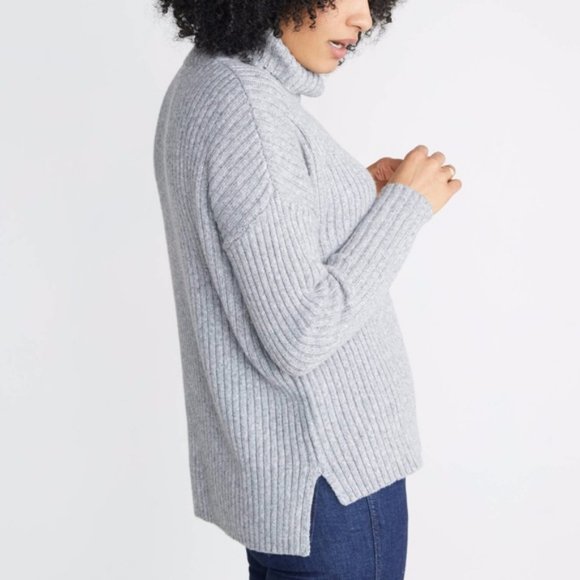 Marine Layer Annie Ribbed Turtleneck Sweater - Picture 2 of 11